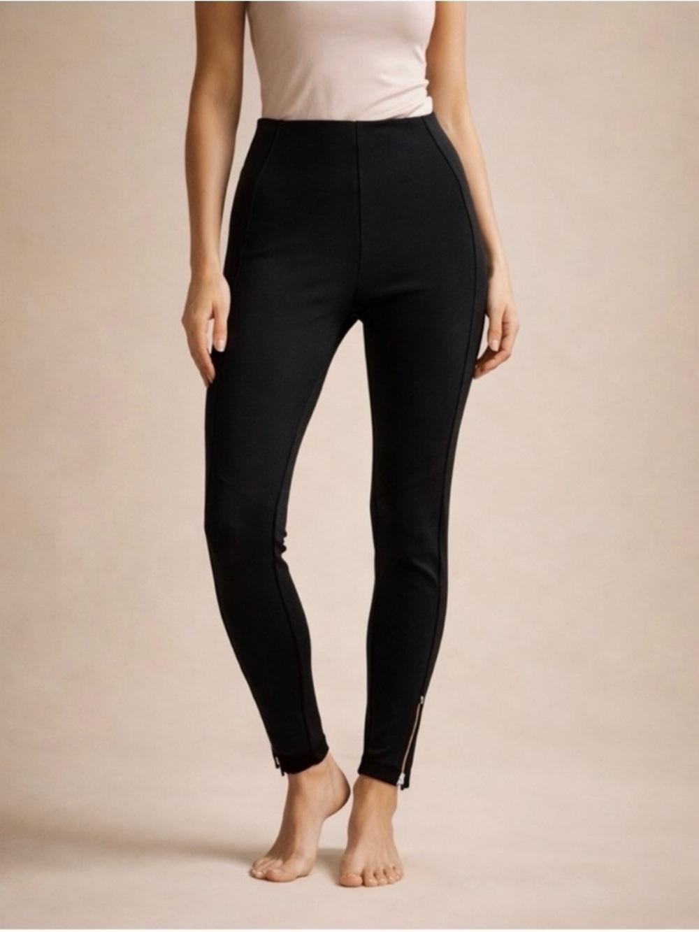 NWOT Polo Ralph Lauren Black Stretch Ponte Pant | Size: M